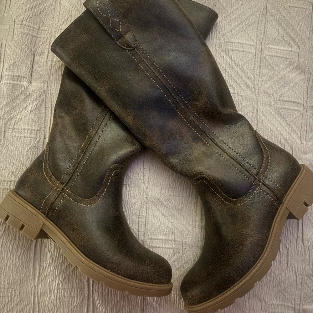 Corkys soft insole  Knee-High Leather Boots